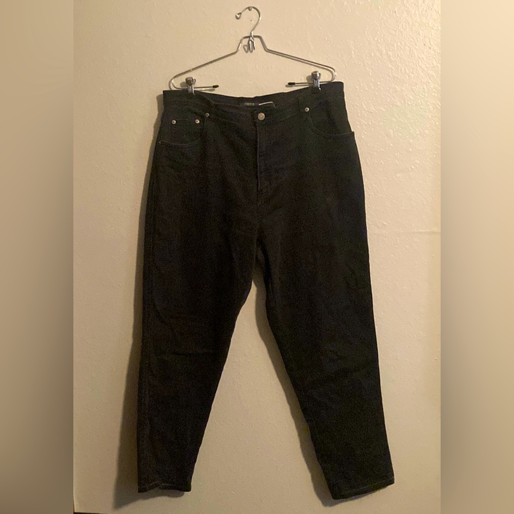 Bill Blass Stretch High Rise Black Jeans